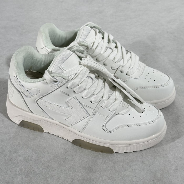 OFF-WHITE Out Of Office 'OOO' Low Tops Sneakers - All White