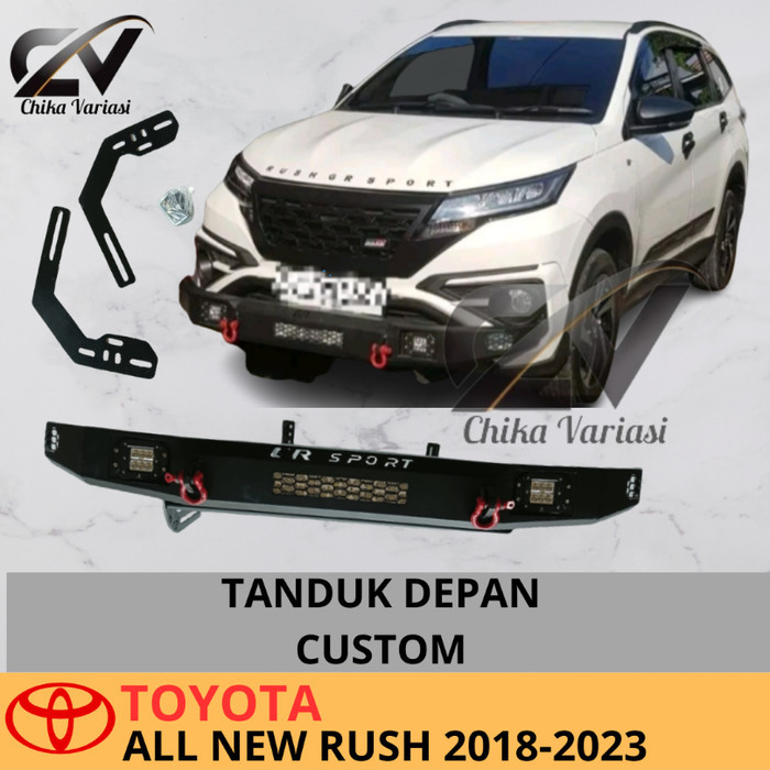 TANDUK DEPAN PENGAMAN BUMPER TOYOTA ALL NEW RUSH 2018 - 2023 CUSTOM