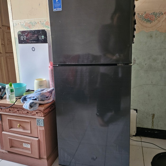 KULKAS AQUA 2 PINTU 169L LOW WATT