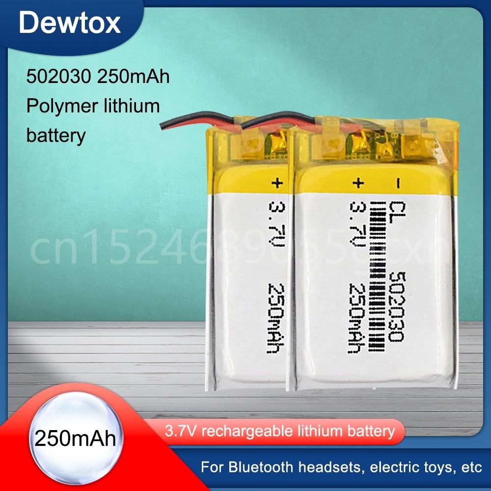 3.7V 250mAh 502030 Lithium Polymer Li-Po li ion