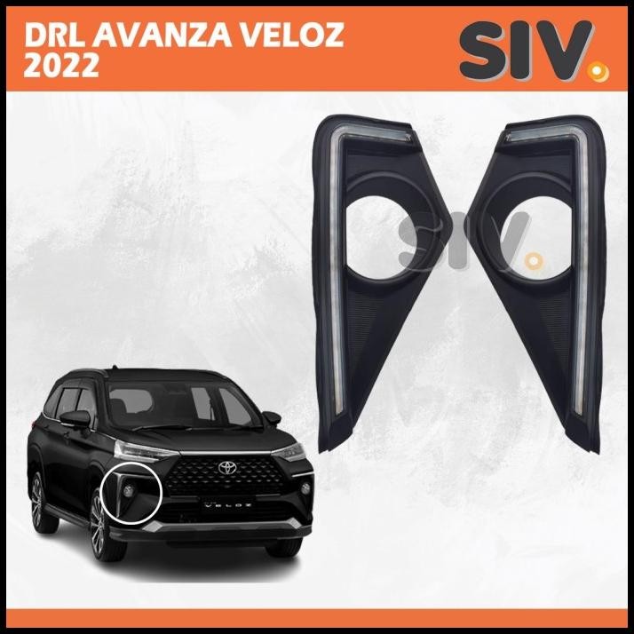 TERMURAH FOGLAMP DRL TOYOTA AVANZA VELOZ 2022 - ON + LAMPU SEIN RUNNING