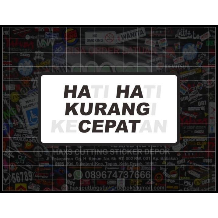 

TERMURAH CUTTING STICKER HAHA KURANG CEPAT UKURAN !!!!!