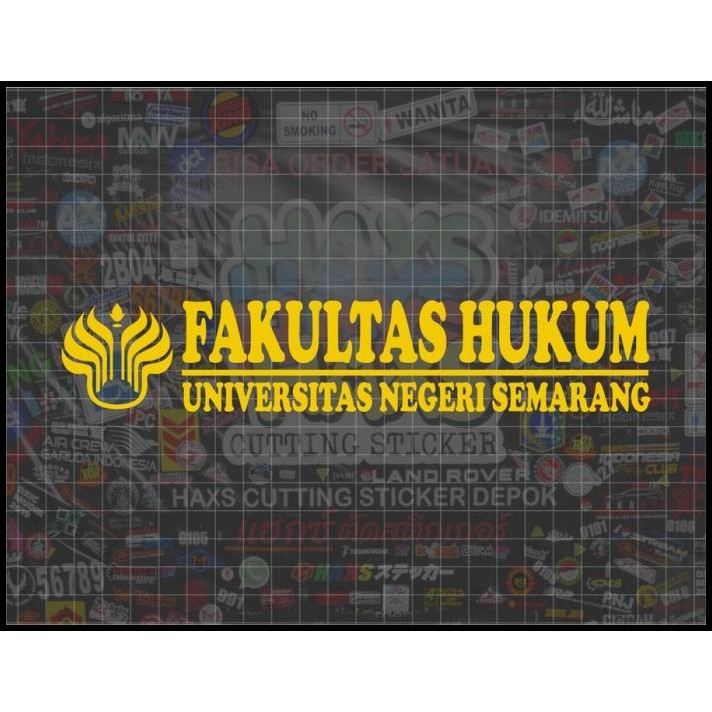 

DISKON CUTTING STICKER FAKULTAS HUKUM UNNES UKURAN 20 X 4 !!!