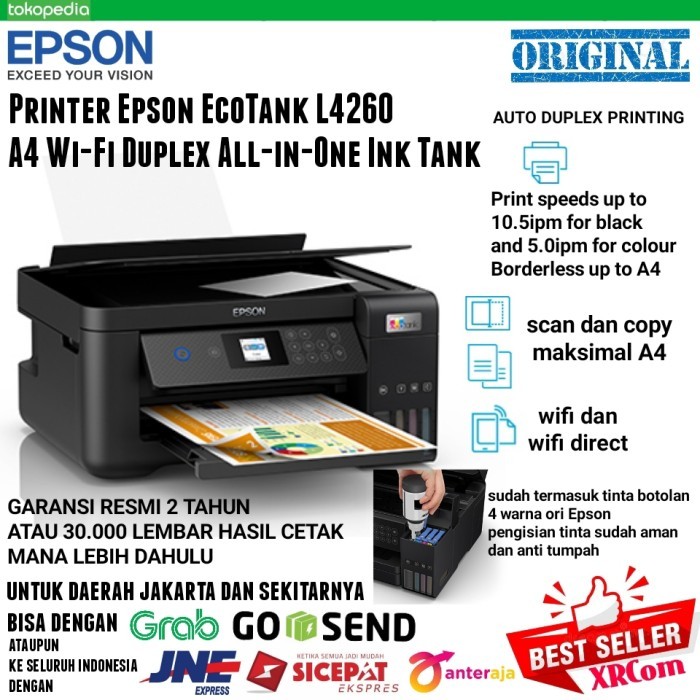 Printer Epson L4160 / L 4160 All In One Wifi Duplex