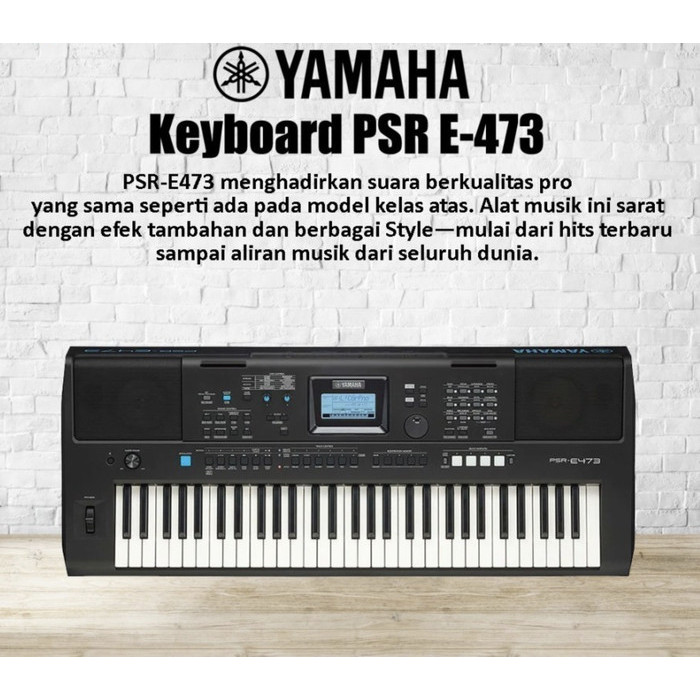 Keyboard Yamaha Psr-E473 Psr E 473 Psr E473 Original Yamaha