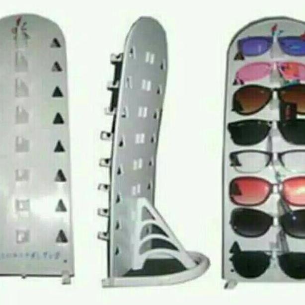 Rak display kacamata plastik glossy