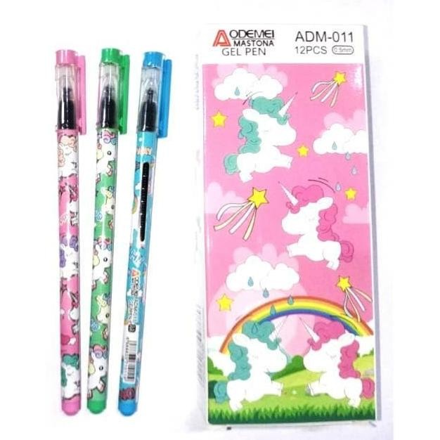 

Varian Terbaru ! Pulpen Gel Lucu Karakter UNICORN - 12 pc