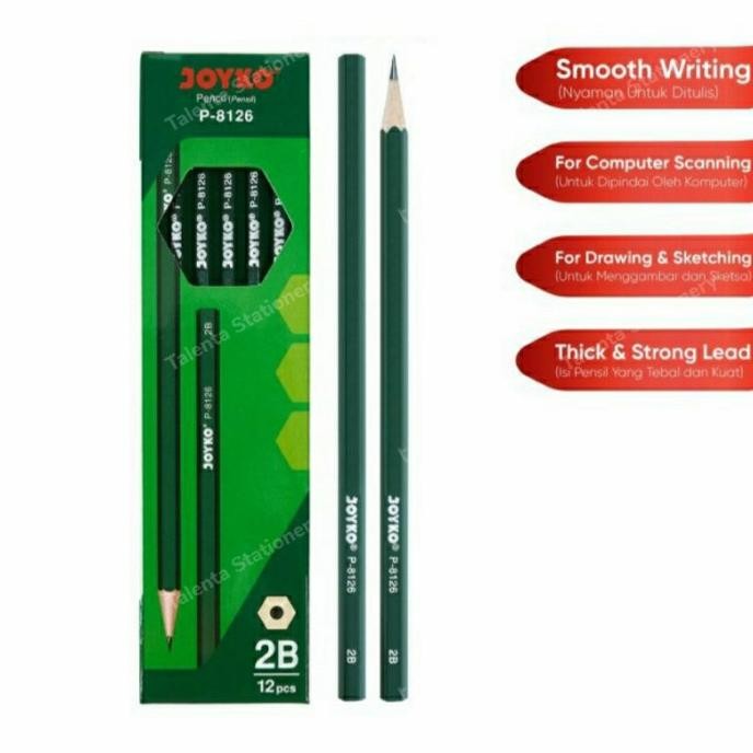 

New Arrival ! Pensil Joyko 2B P-8126 (12pc)