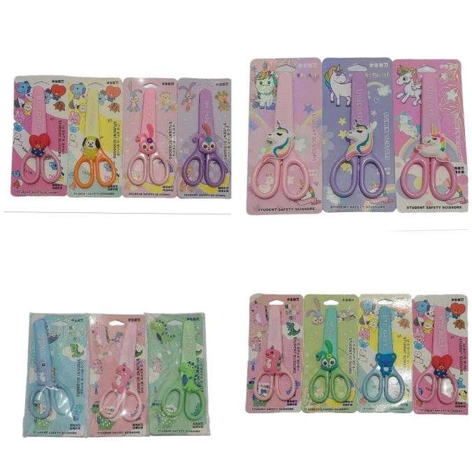 

New Arrival ! Gunting Kertas Anak Tutup Motif Unicorn / LOL