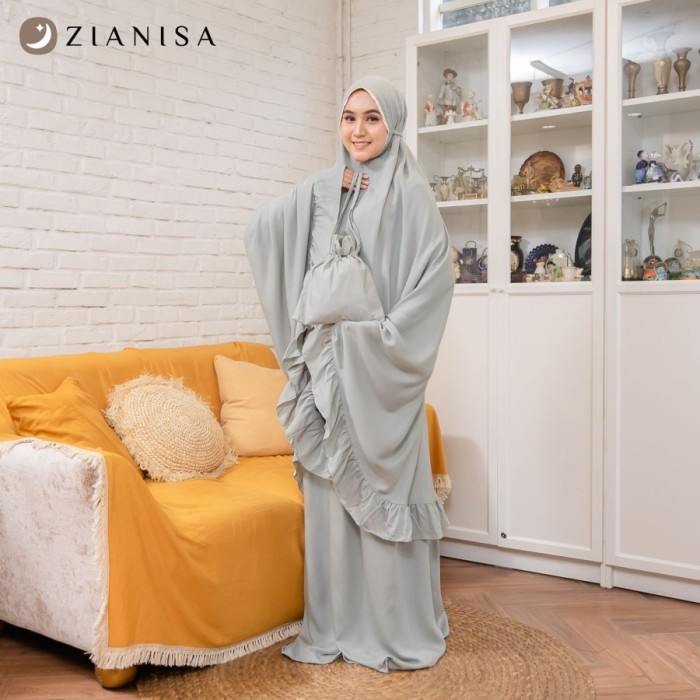 Mukena Dewasa Zianisa Plain Nafisah Series All Size #Original