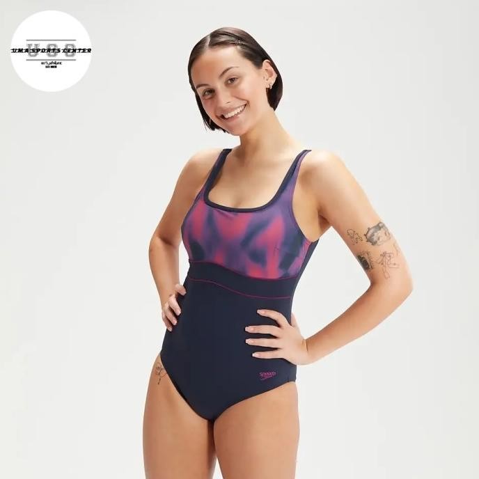 ORIGINAL Baju Renang Wanita SPEEDO SHAPING CONTOURECLIPSE SWIMSUIT