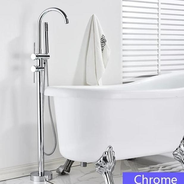 KERAN KRAN FLOOR FREE STANDING BATHUB BATHTUB SHOWER MIXER