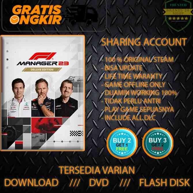 Terbaru F1 MANAGER 2023 / F1 MANAGER 23 + ALL DLC - PC GAME ORIGINAL STEAM