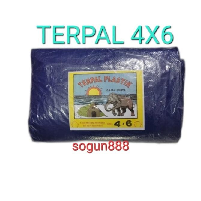 Terpal Plastik 4x6 meter. Terpal 6x4 type A3