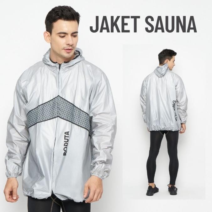Jaket Sauna Roduta Jogging Silver - Jaket Saja