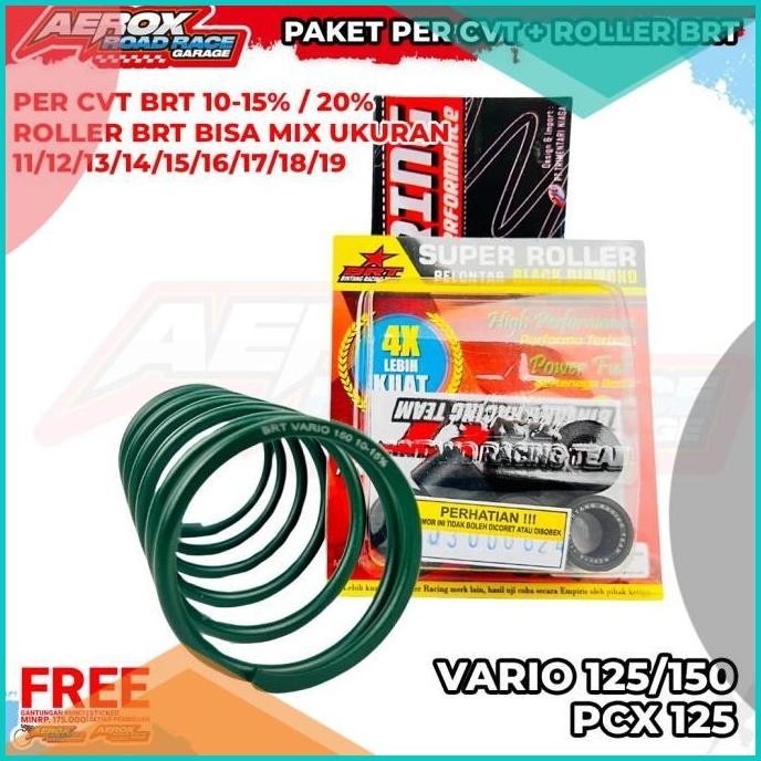PAKET 2 IN 1 PER CVT BRT ROLLER BRT VARIO 125 VARIO 150 PCX 125 11OKTZ