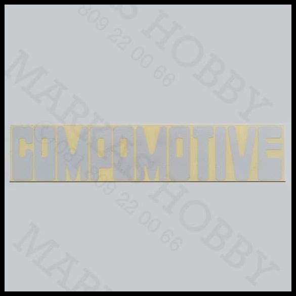 

GRATIS ONGKIR STIKER COMPOMOTIVE WHITE TEXT