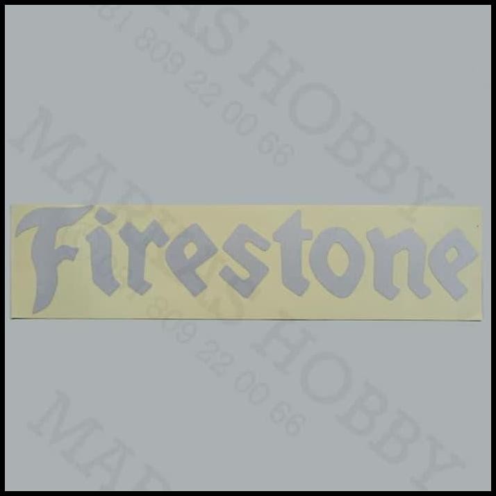 

TERMURAH STIKER FIRESTONE SILVER RED !!!!!
