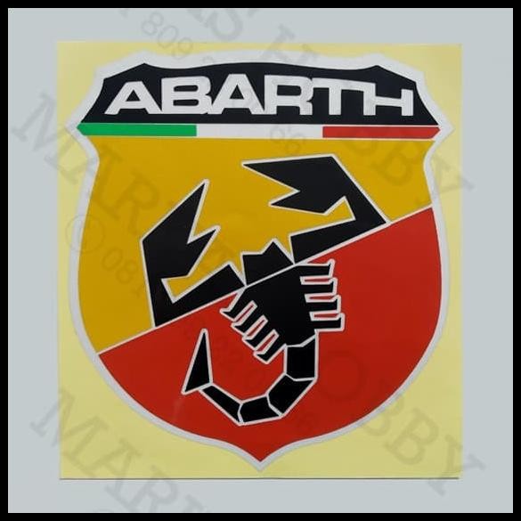 

TERMURAH STIKER ABARTH LOGO !!!!