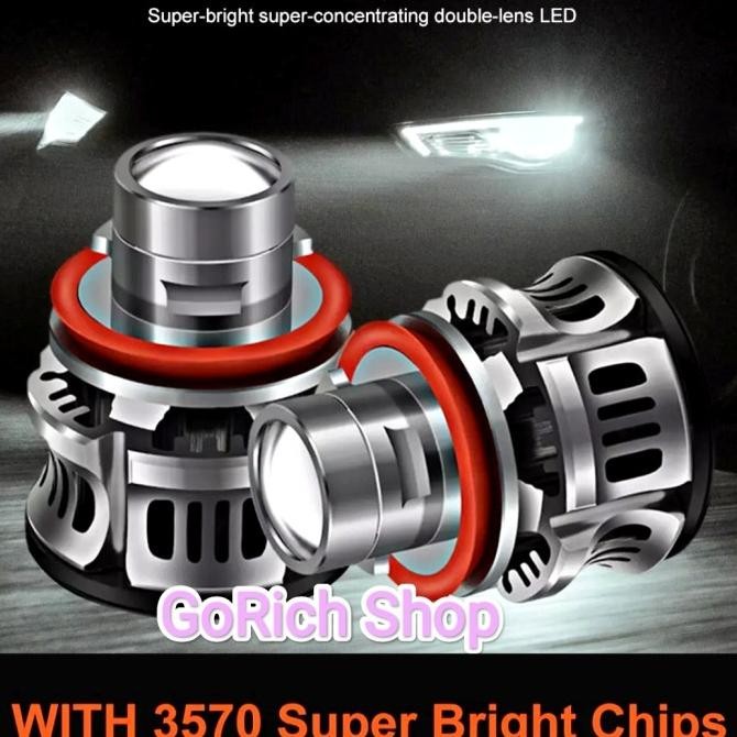 Led Laser Foglamp Headlamp H11 H8 H16 Super Terang