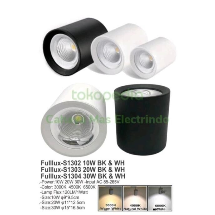 DOWNLIGHT SPOTLIGHT OUTBOW BULAT LED 20 WATT COB 20WATT 20 W