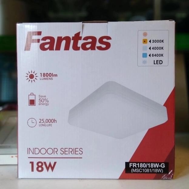 Fantas Lampu Downlight Outbow Lampu Baret kotak LED 18Watt dan 30 Watt