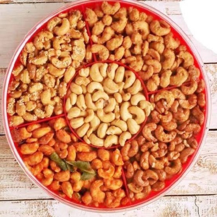 

Ready Kacang Mete 5 Rasa Mete Kacang Mede Toples Berat 900 - 950 Gram