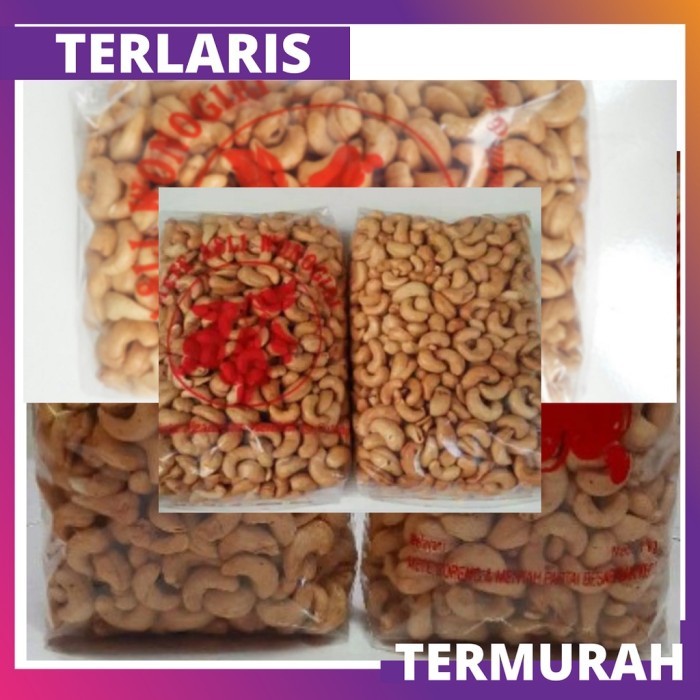 

Ready Grosir Kacang Mede/Mete/Mente /Cashew Nut Matang Goreng Netto 1 Kg