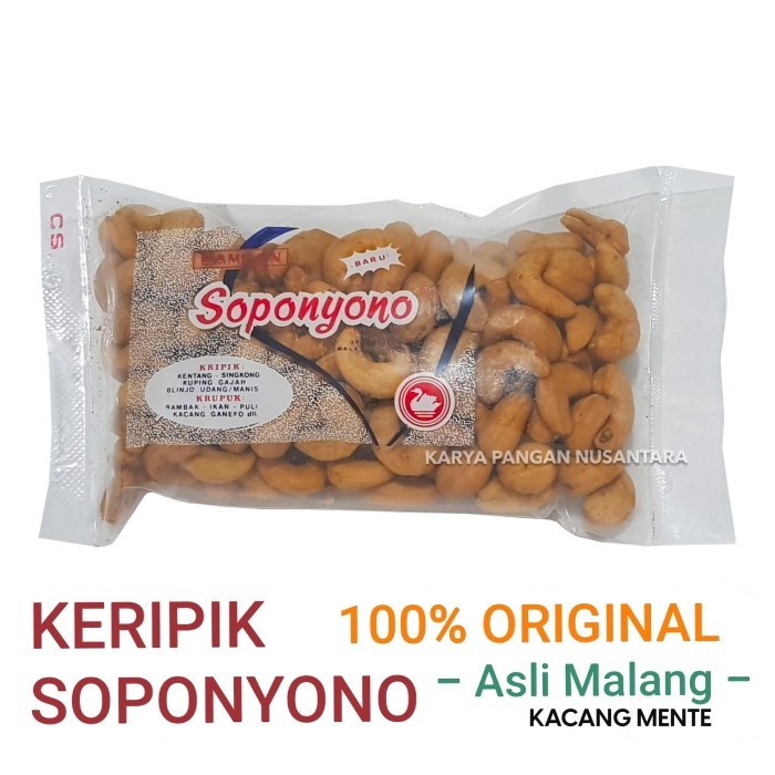 

Ready Kacang Mente Soponyono Original / Kacang Mede / Kacang Mete Cashew Nut