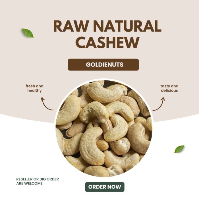

Ready Kacang Mede / Mente / Mete Raw Mentah 500 Gram