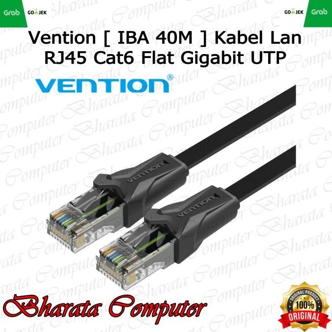 

Diskon! Vention [IBABV 40M] Kabel Lan RJ45 Cat6 Cat.6 Flat Gigabit UTP - Flat