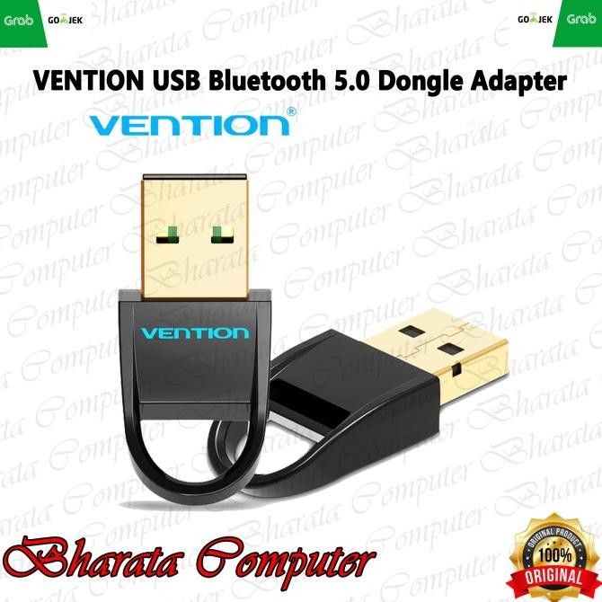 

Diskon! Vention USB Bluetooth Receiver 5.0 Dongle Adapter High Speed Plug&Play
