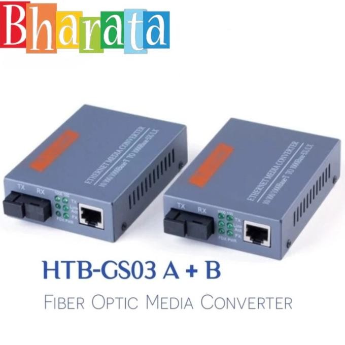 

Diskon! Netlink HTB GS03 HTB-GS03 Gigabit Optical Single Mode Media Converter