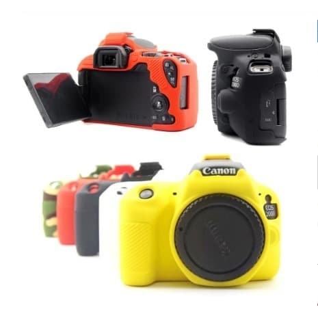 TERBARU - Silicon Case Body Cover Canon EOS 200D 250D 200D II 200D Mark II