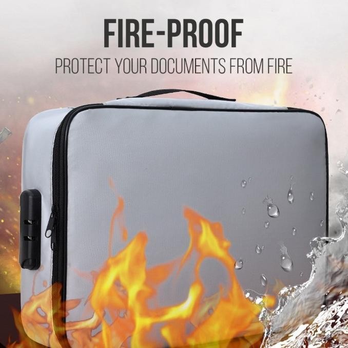 

Terlaris Tas Penyimpan Dokumen Tahan Api Dan Air Tempat Berkas Map - Tk005 Ready Stok