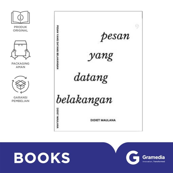 

Gramedia Buku Pesan Yang Datang Belakangan (Didiet Maulana)