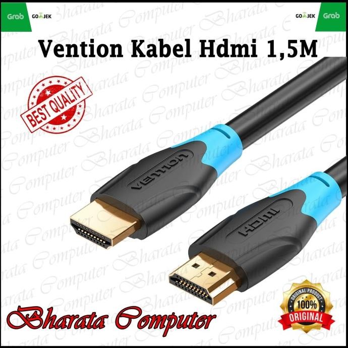 

Diskon! [1.5M - B05] Vention Kabel Hdmi High Speed Nylon Braided HDMI v2.0 4K