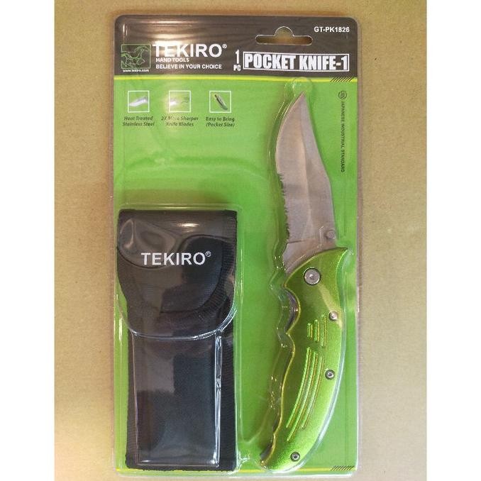 Tekiro Pisau Lipat Stainless -1 besar / Pocket Knife - 1 GT-PK1826