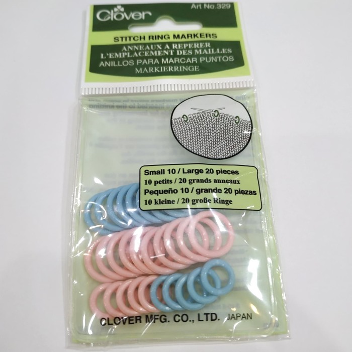 

Alat Rajut / Penanda Clover 329 Stitch Ring Markers