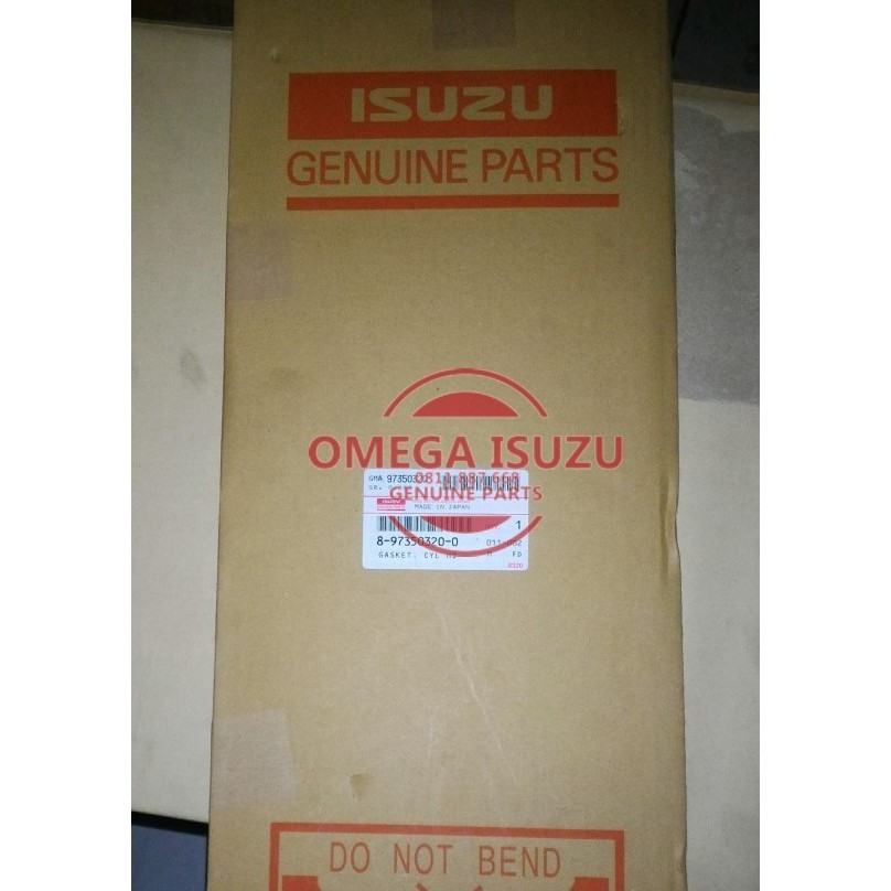 Paking Kop Cylinder Head Isuzu Dmax 4Jj1 4Jk1
