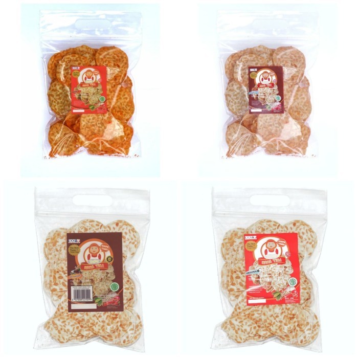

HEMAT Mix 4 rasa Keripik tempe mama tina #tempeh chips
