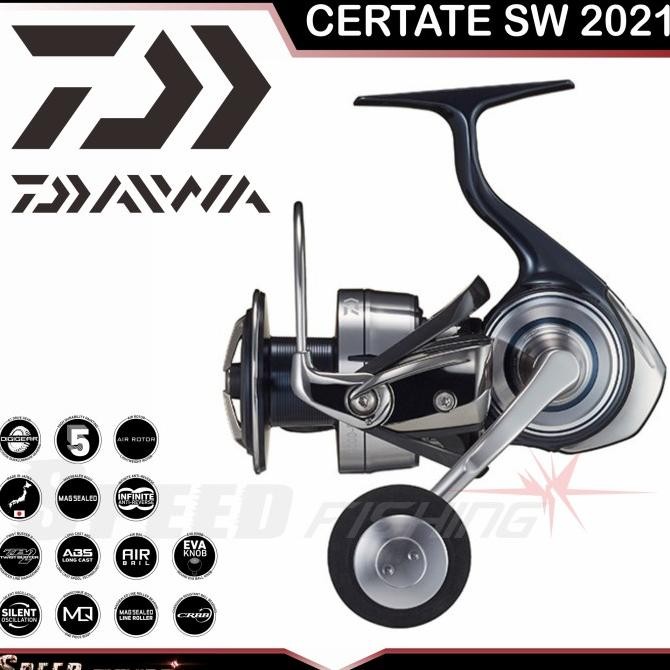 Reel Pancing Daiwa Certate SW 2021 5000 6000 H XH Daiwa Certate SW