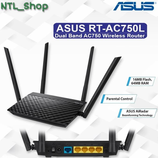 ASUS RT-AC750L Dual Band AC750 Wireless Router