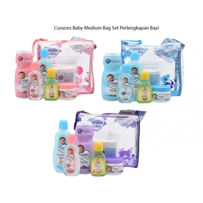 TERUJI Cussons Baby [[ MEDIUM ]] Bag Gift Set - Paket Sabun Mandi Bayi