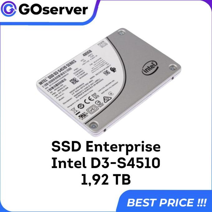SSD Enterprise Server Intel D3-S4510 1.92TB Sata 2.5in 6Gb/s