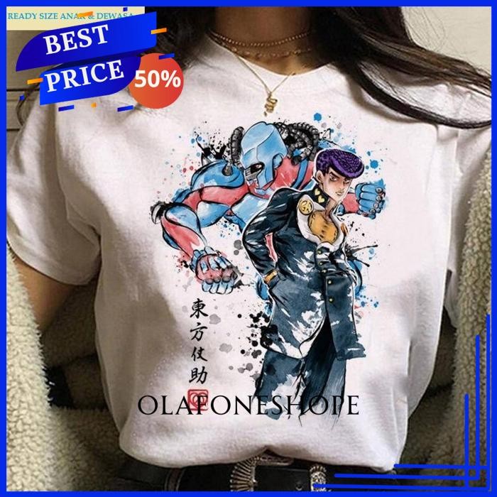 KAOS ANIME JEPANG LOGO JOJO BIZZARE ADVENTURE / JOJO BIZARRE ADVENTURE TSHIRT BY OLAFONESHOPE FREE O