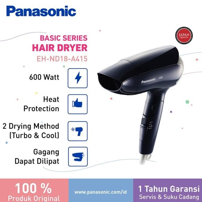 

BLUE- PANASONIC EH-ND18-A415 HAIR DRYER BASIC SERIES - DARK BLUE