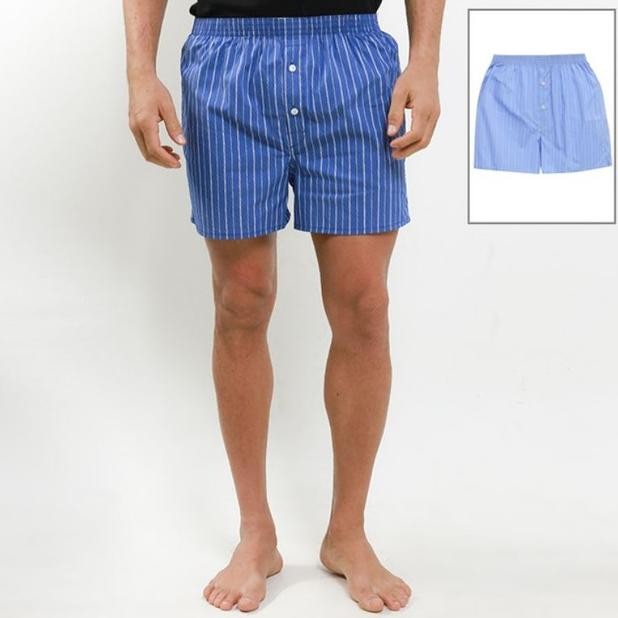 

BLUE- PAKAIAN DALAM PRIA HUSH PUPPIES WOVEN BOXER BLUE UGM22023BL