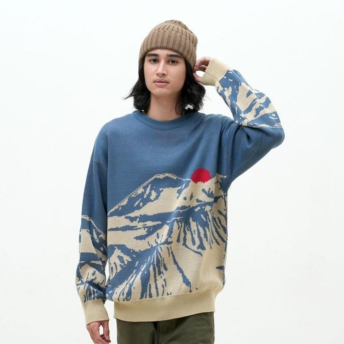 

BLUE- ROUGHNECK RS001 BLUE BROMOBLU KNITWEAR
