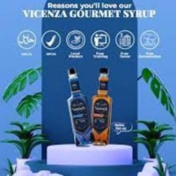 

Siap Kirim Vicenza Gourmet Syrup Minuman aroma Perasa 750ml Halal Murah premium